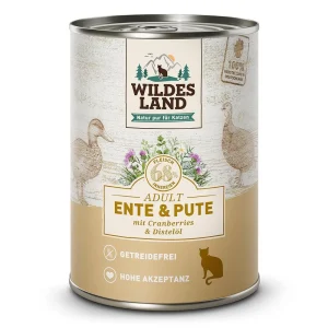 Wildes Land Katze Ente und Pute mit Distelöl