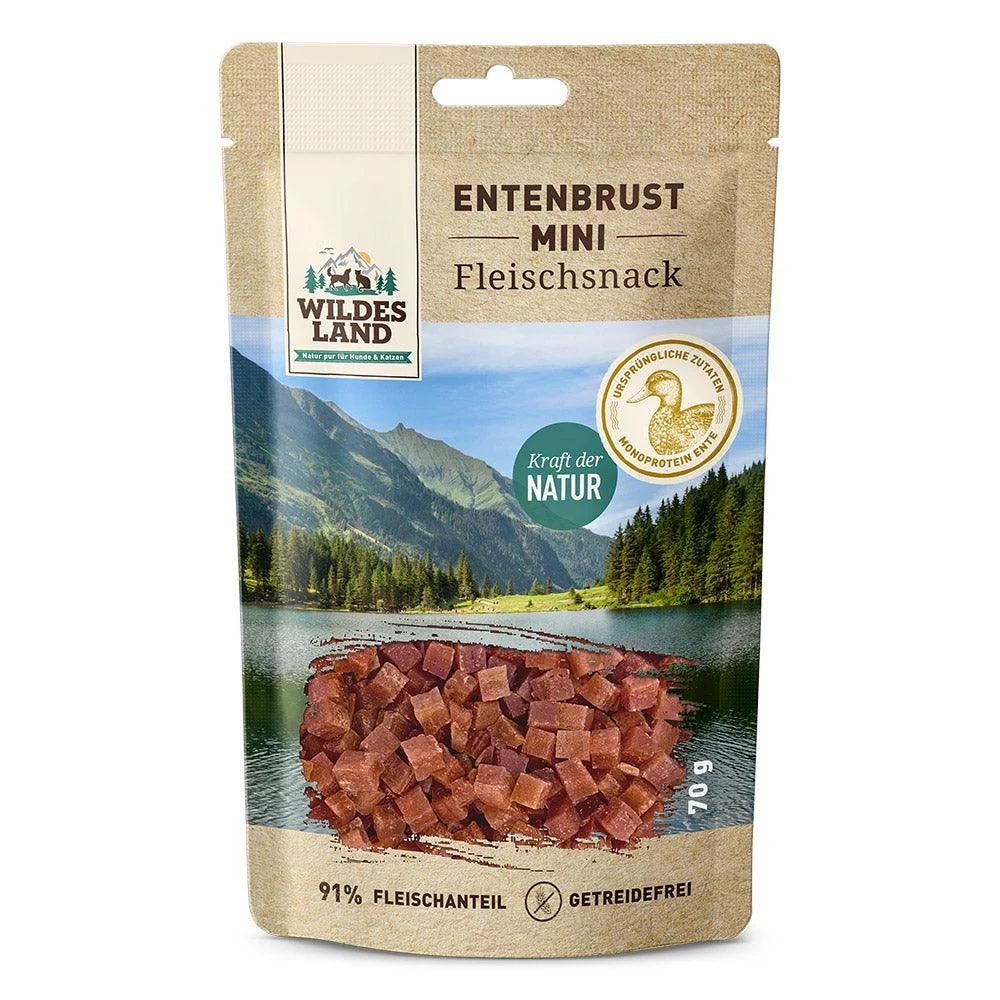 Wildes Land Katze Entenbrust Mini