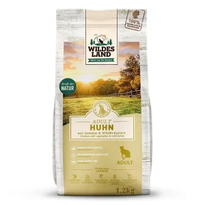 Wildes Land Katze Huhn