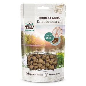 Wildes Land Katze Knabberkissen Huhn und Lachs