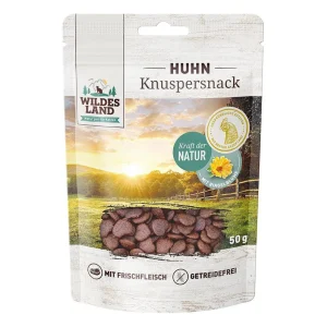 Wildes Land Katze Knuspersnack Huhn mit Ringelblume