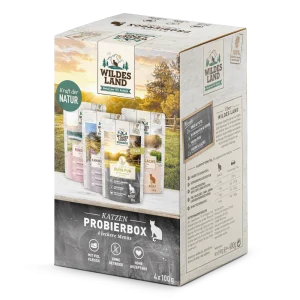 Wildes Land Katze Probierbox Pouch