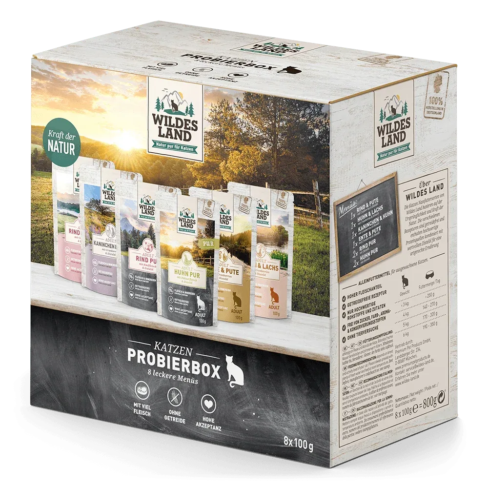Wildes Land Katze Probierbox Pouch - Image 2