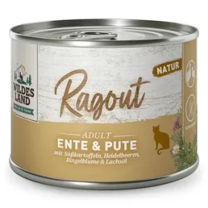 Wildes Land Katze Ragout Ente & Pute mit Süßkartoffeln