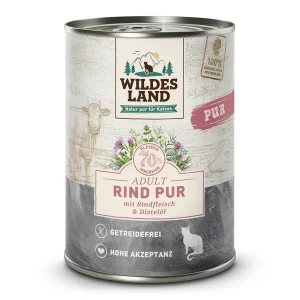 Wildes Land Katze Rind pur+Distelöl