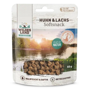 Wildes Land Katze Softsnack Huhn & Lachs