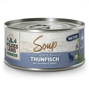 Wildes Land Katze Soup Thunfisch mit Zucchini & Spinat