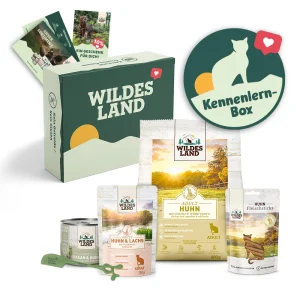 Wildes Land Kennenlernpaket Katze Trockenfutter Snack Nassfutter 1 Paket
