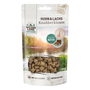 Wildes Land Knabberkissen Huhn und Lachs 50 g