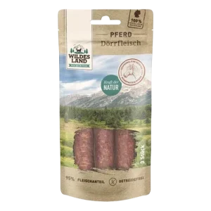 Wildes Land Pferde Dörrfleisch 3 Stk.
