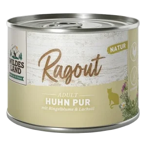 Wildes Land Ragout Huhn Pur mit Ringelblume 180 g