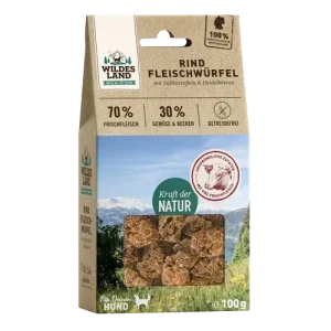 Wildes Land Rind Fleischwürfel 100 g