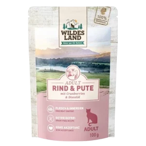 Wildes Land Rind und Pute mit Cranberries 100 g