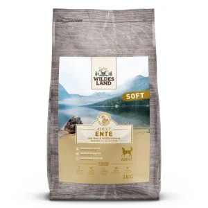 Wildes Land Soft Adult Ente mit Reis und Wildkr盲utern Trockenfutter 5 kg