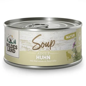 Wildes Land Soup Huhn mit Karotten & Petersilie Nassfutter 48 x 80 g