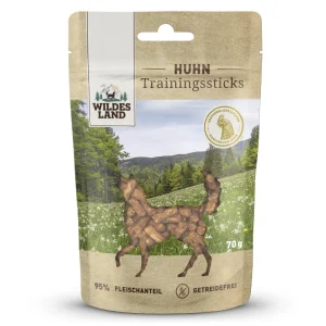 Wildes Land Trainingssticks Huhn Snack 70 g