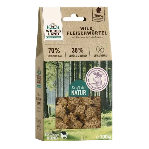 Wildes Land Wild Fleischwürfel 100 g