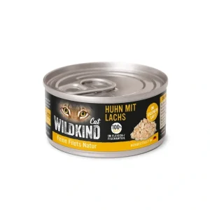 WILDKIND Feine Filets Natur Huhn + Lachs 70g | DAS FUTTERHAUS