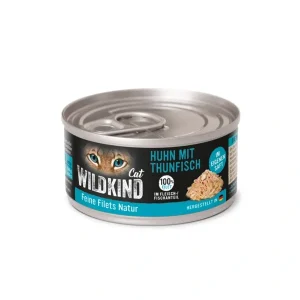 WILDKIND Feine Filets Natur Huhn + Thunfisch 70g | DAS FUTTERHAUS
