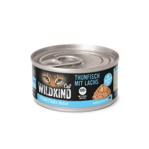 WILDKIND Feine Filets Natur Thunfisch + Lachs 70g | DAS FUTTERHAUS