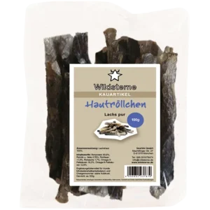 Wildsterne Hautröllchen Lachs pur 100 g