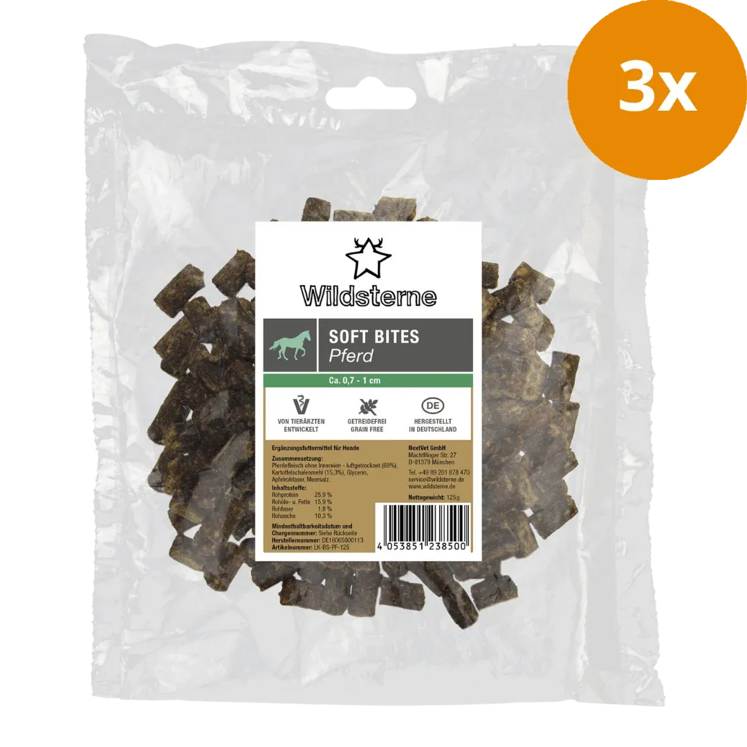 Wildsterne Soft Bites Pferd 125 g - Image 2