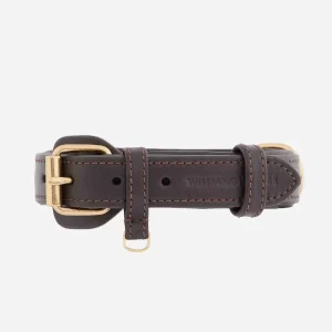 William Walker Leder-Hundehalsband Earth - S
