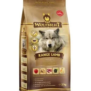WOLFSBLUT Trockenfutter für Hunde Range Lamb, Adult, Lamm & Vollkornreis