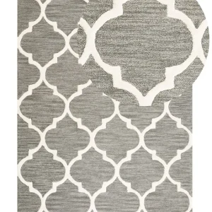 Wolle Area Rug 140 x 200 cm Grey YALOVA - HaustierPro