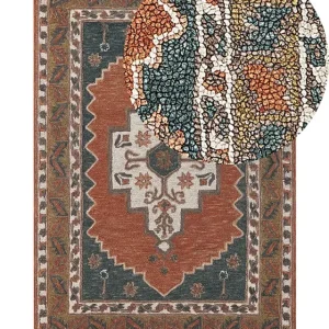 Wolle Area Rug 140 x 200 cm Multicolour GELINKAYA - HaustierPro