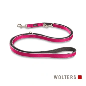 WOLTERS Active Pro Comfort Führleine anthrazit, magenta M/L | DAS FUTTERHAUS