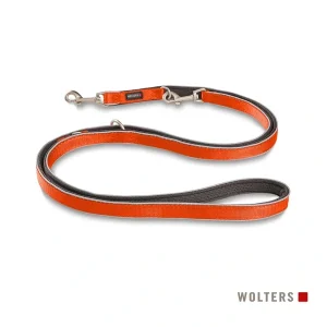 WOLTERS Active Pro Comfort Führleine anthrazit, rotorange M/L: 2m | DAS FUTTERHAUS