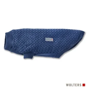 WOLTERS Strickpullover Square granitblau L | DAS FUTTERHAUS