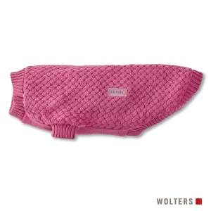 WOLTERS Strickpullover Square himbeer L | DAS FUTTERHAUS