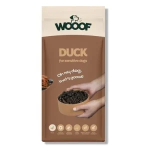 WOOOF Ente - Kaltgepresstes Trockenfutter - Ente 14 kg