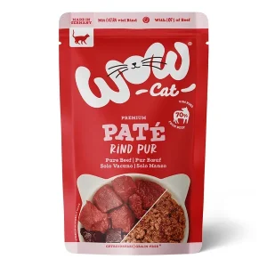 WOW Cat Adult Rind pur 125g | DAS FUTTERHAUS