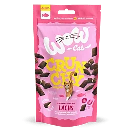 WOW CAT Crunchy Snack mit Lachs