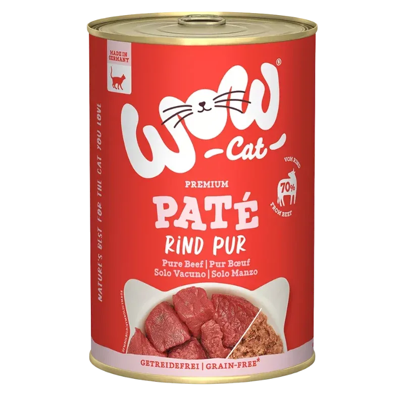 Wow Cat Dose Adult Rind Pur 400g