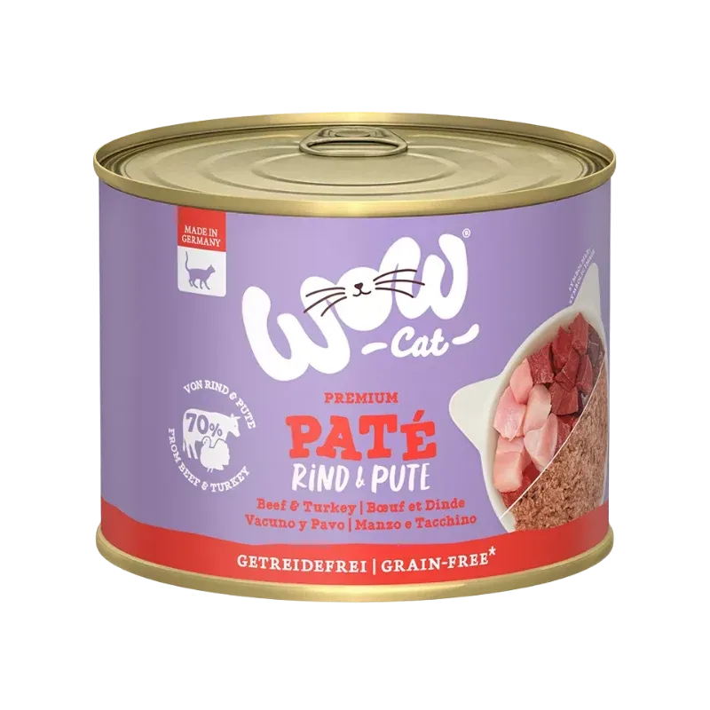 Wow Cat Dose Adult Rind & Pute 200g