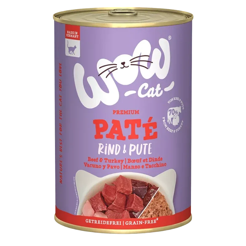Wow Cat Dose Adult Rind & Pute 400g