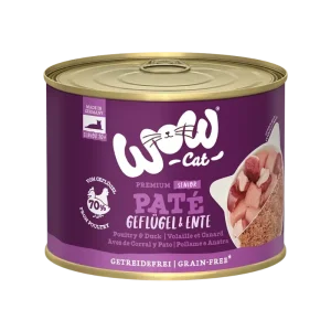 Wow Cat Dose Senior Geflügel & Ente 200g