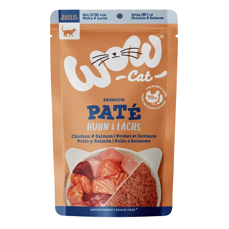 Wow Cat PB Adult Huhn & Lachs 125g