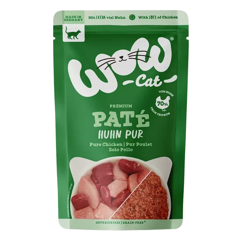 Wow Cat PB Adult Huhn Pur 125g