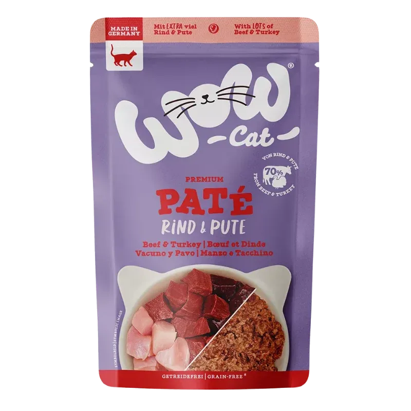 Wow Cat PB Adult Multipack 6x125g - Image 2