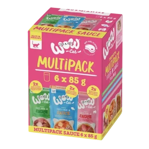 Wow Cat PB Adult Multipack in Sauce 6x85g