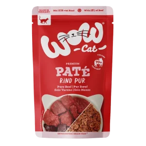 Wow Cat PB Adult Rind Pur 125g