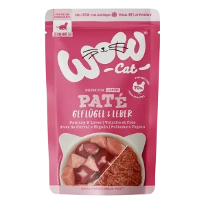 Wow Cat PB Junior Geflügel & Leber 125g
