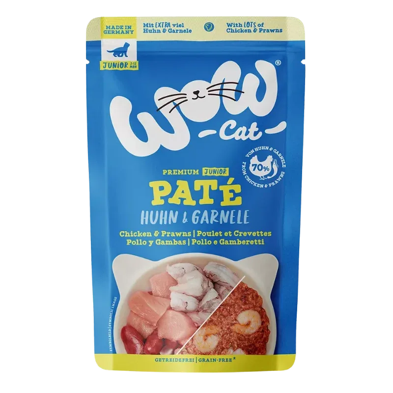 Wow Cat PB Junior Huhn & Garnele 125g