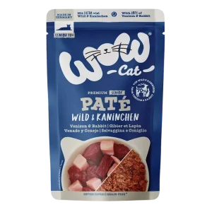 Wow Cat PB Senior Wild & Kaninchen 125g