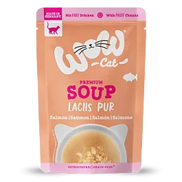WOW CAT Suppe mit Lachs